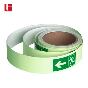 Светящаяся виниловая Фотолюминесцентная пленка LZT зеленого цвета, 2-4 часа