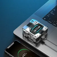 Écouteurs de jeu M45 BT5.3 à faible latence, écouteurs intra-auriculaires sans fil TWS avec batterie externe