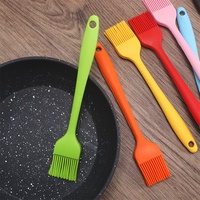 Outils de pâtisserie et de barbecue prêts à être expédiés, personnalisables, brosse en silicone de qualité alimentaire de 21 cm, brosse à huile pour la pâtisserie DIY