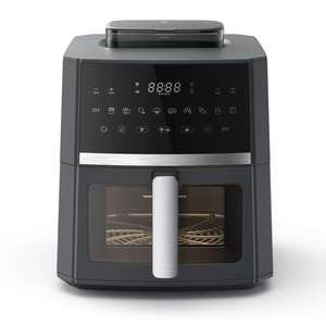 Forno Digitale Touchscreen da 7L in Acciaio Inox del Produttore Buck, con Serbatoio Acqua da 1L, 8 Menu, Funzione Vapore e <span class=keywords><strong>Friggitrice</strong></span> <span class=keywords><strong>ad</strong></span> <span class=keywords><strong>Aria</strong></span> per Cucina - Product Image 2