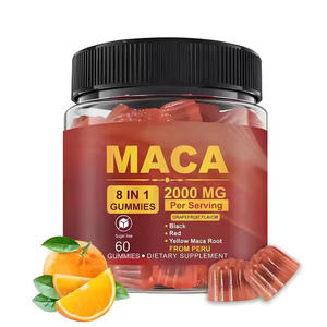 Maca Kökü Jelibonları 8'i 1 Arada Bitkisel Ekstrakt Enerji Dayanıklılık Arzusu Hormon Dengesi Ashwagandha, <span class=keywords><strong>Ginseng</strong></span>, Tribulus ile - Product Image 1