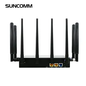 Mỹ Hot Bán 5G Modem Wifi 6 Router Với Khe Cắm Thẻ Sim Ăng Ten Bên Ngoài Suncomm O2 Lưới Nhà Doanh Nghiệp Routeur 5G Router