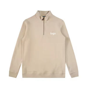 Fabricación de Sudaderas con Media Cremallera Personalizadas de Buena Calidad, Sudaderas con Media Cremallera a la Moda para Hombre - Product Image 1