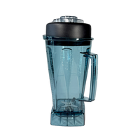 Blender Transparent Silver Crest 2L avec 8 Lames en Acier Inoxydable et Gobelet Blender Fufu, Presse-Agrumes en Plastique, Pot de Rechange