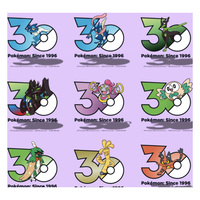 Aimant de réfrigérateur 30ème anniversaire de Pokémon, design de personnage fan art, cadeau, articles promotionnels, vente en gros et au détail, qualité supérieure, jeu de société