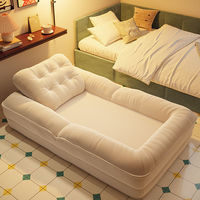 Canapé-lit pliable moderne en métal de luxe en forme de niche pour chien, idéal pour se reposer et dormir dans le salon ou la chambre, fauteuil de détente