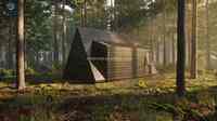 Maisons préfabriquées modernes de luxe Skyacross, imperméables, fabriquées en acier, appartement en conteneur, maison miniature en forme de triangle