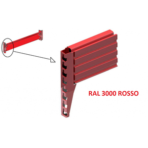 272 CM L trave coppia capacità 2400 Kg Pallet industriale ripiani 106/4 per carico e stoccaggio fascio verniciato