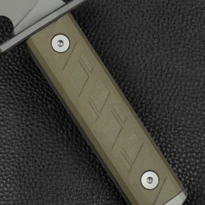 Cuchillo Táctico Personalizable ZT 0006 de Acero Inoxidable de Alta Calidad, Hoja Fija con Punta Caída y Borde Recto, G10, para Uso Industrial y DIY - Product Image 3