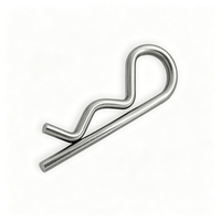 R Spring Cotter Pin Stainless Steel R Type Retaining Pin for Tractor Trailer Machinery Fastening