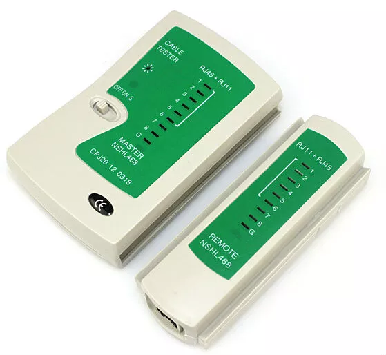 Fiber Optic Cable Data Rg59 Utp Ethernet Network Cable Tester With Lcd Display Rj45 Network Lan Cable Tester