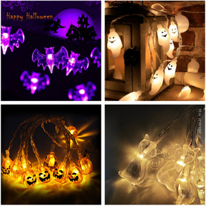 Guirnalda de Luces LED de Halloween con Forma de Calabaza Personalizada, Cantidad de Bombillas Personalizada para Decoración de Eventos Festivos - Product Image 6