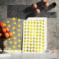 Autocollants personnalisés mini étoiles en vinyle, imprimés UV, pelliculage mat, motifs de dessins animés, pour scrapbooking et décoration de maternelle