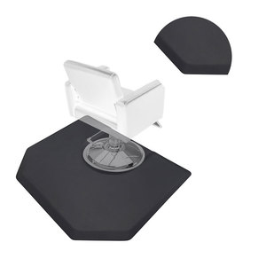 جلد الغنم مقاوم للماء مكافحة التعب مريحة الجمال الشعر الحلاق كرسي صالون PU الكلمة حصيرة ، صالون حلاق مكافحة التعب الكلمة حصيرة - Product Image 1