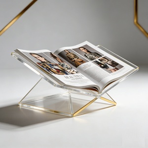 Soporte de Acrílico Transparente de Alta Calidad para Libros Abiertos, Exhibidor de Revistas para Lectura - Product Image 3