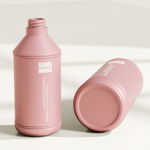 Dung tích lớn 500ml 1000ml chai HDPE màu hồng với thiết kế tùy chỉnh cho gia đình Kích thước dầu gội điều hòa sử dụng kem dưỡng da - Product Image 3