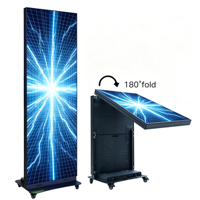 Display LED da Pavimento per Poster, Schermo per Segnaletica Digitale Indoor, Lettore Pubblicitario a Colori Completi Wireless per Centri Commerciali