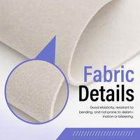 Tissu en mousse laminée de velours simple face de haute qualité, applicable aux orthèses sportives et à la rééducation médicale – PERSONNALISATION DISPONIBLE