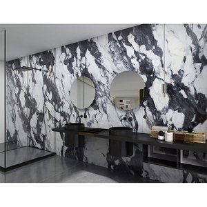 แผ่นหินขนาด 1200 * 2400 * 9 มม. รุ่นกังฟูแพนด้า สีขาวเงา เหมาะสำหรับวิลล่า อาคารสำนักงานขนาดใหญ่ - Product Image 3