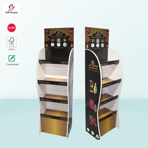 Phổ biến cyj hoàn toàn tùy chỉnh bán lẻ các tông Rack hiển thị và đứng Tầng-đứng sóng giấy tinh dầu tháp giá - Product Image 2