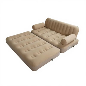 <b>Foldable</b> Inflatable Air With Backrest Double Size Portable <b>Mattress</b> Multi-scene for Camping Travel Household Indoor Use - Product Image 4