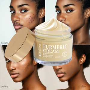 2025 Venta caliente conjunto de cuidado de la piel de cúrcuma crema corrector de pigmentación de mantequilla corporal profundamente hidratante 50g crema de cúrcuma - Product Image 2