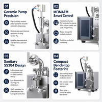 Machine de remplissage semi-automatique à pompe à engrenages pour liquides, en acier inoxydable 304, certifiée CE, avec conception anti-fuite, pour mayonnaise, purée de pommes de terre et boissons
