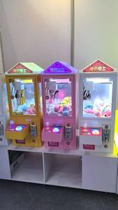 Diskon mesin permainan dioperasikan koin anak-anak mainan mini mesin derek cakar - Product Image 4