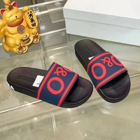 Chaussons de sport tendance de luxe, de haute qualité, grande taille, plats, en EVA, imprimés, légers, pour hommes, pour l'été et la plage