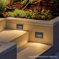 Outdoor Indoor Wasserdichte IP65 Einbau-Bewegungssensor-Stufenleuchten Seitliche Treppenhaus-Aluminium-LED-Treppenwandleuchte