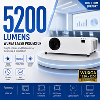 Projecteur laser WUXGA 5200 lumens, durée de vie de 20 000 heures, idéal pour les salles de conférence, les salles de classe et les centres de formation