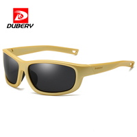 DUBERY Fabricants Vente en Gros 2026 Nouvelles Lunettes de Soleil Tendance Homme Polarisées UV400 Monture Sans Cadre PC Cyclisme Sport Vintage % UV