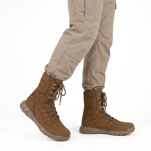 Botas Tácticas para Hombre SF48 713, Color Marrón, Gamuza, Impermeables, para Exteriores, Todas las Estaciones, Botas de Senderismo - Product Image 1
