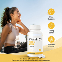 Complément Alimentaire Quotidien de Vitamine D3 Haute Concentration 1000 UI en Comprimés pour le Soutien Immunitaire et le Bien-être