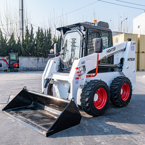 รถตักล้อยางขนาดเล็ก HTS50 Mini Skid Steer Dingo พร้อมบุ้งกี๋  เครื่องยนต์มาตรฐาน CE EPA สำหรับงานก่อสร้าง - Product Image 5