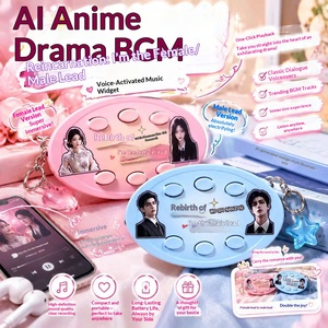 Kurzes Drama BGM-Anhänger Wiedergeburt Weiblicher/Männlicher Protagonist Lustiger Soundeffekt Stressabbau-Spielzeug Schlüsselanhänger Modell - Product Image 2