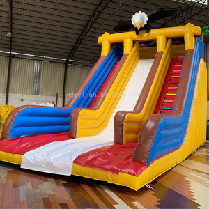 Pared de escalada combinada de tobogán inflable gigante para Parque Acuático de 40 pies de alto para uso comercial para centros y <span class=keywords><strong>parques</strong></span> <span class=keywords><strong>recreativos</strong></span> de piscinas - Product Image 1