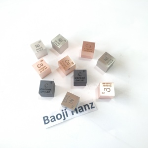 Cubo de <span class=keywords><strong>elemento</strong></span> metálico como conjuntos <span class=keywords><strong>Bi</strong></span>, Si ,Mg Be Si W MO Ti Zinc Al Cu cubo - Product Image 2