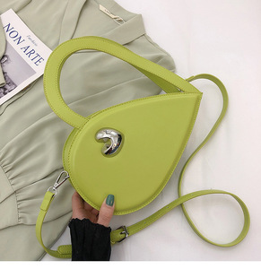 2025 National Fashion Vintage Cute Badge Lady Purse Handbag love Shape Special <strong>Peach</strong> <strong>Clutch</strong> Purse Creative PU Leather Sling <strong>Bag</strong> - Product Image 2