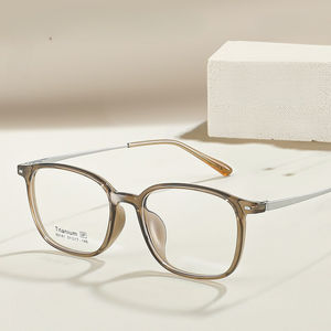 กรอบแว่นสายตาสไตล์<span class=keywords><strong>เ</strong></span>กาหลีแว่นตาตามใบสั่งแพทย์86141ทันสมัยแว่นตากันแสงไทเทเนียมสี่เหลี่ยมสี<span class=keywords><strong>ฟ</strong></span>้า - Product Image 1