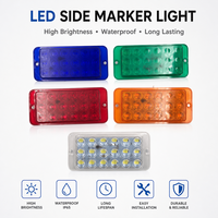 Vente en gros de feux latéraux LED 12V/24V pour camions, lampes de signalisation pour remorques, feux de gabarit latéraux, feux de bateau, accessoires pour voitures 12V