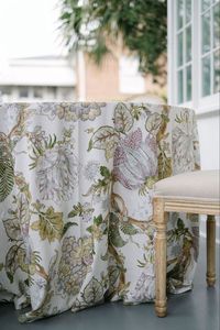 <span class=keywords><strong>Nappe</strong></span> d'été en tissu <span class=keywords><strong>polyester</strong></span> à motif floral fantaisie pour événements, hôtels, taille personnalisée, pour la décoration de mariage - Product Image 3