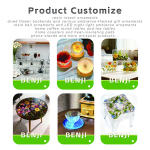 Bất Hoa <span class=keywords><strong>Epoxy</strong></span> Trang Trí Nội Thất Ánh Sáng Tinh Thể Nhựa Thủ Công Mỹ Nghệ LED Đèn Pha Lê Hoa Nhúng Nhựa Cho Giáng Sinh Quà Tặng - Product Image 6