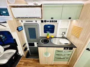Cocina de TV de estilo doméstico de alta calidad para acampar al aire libre de lujo para autocaravanas camión caravanas aplicaciones de vida en el hogar - Product Image 3
