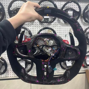 Volante de Fibra de Carbono con LED para <span class=keywords><strong>BMW</strong></span> Serie 3 4 5 6 7 G20 G30 G20 G80 G21 G22 G31 G32 G11 M3 M4 M5 330i <span class=keywords><strong>330e</strong></span> 340i 440i - Product Image 1
