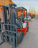 Chariot élévateur contrepoids électrique 3 tonnes 4 roues, hauteur de levage élevée, pour entrepôt, avec batterie lithium/plomb-acide