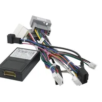 Pour Honda Civic CRV 2012-2015 Android 16pin MP5 lecteur faisceau de câblage câble d'alimentation adaptateur Radio Crod avec boîte Canbus