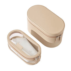 Conjunto de viaje para mujer, estuche de belleza transparente y resistente al agua, estuche de maquillaje de Pvc personalizado para viaje - Product Image 3