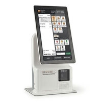 Kiosque de commande tactile nouvelle génération avec imprimante et scanner, kiosque de commande automatique pour restaurant