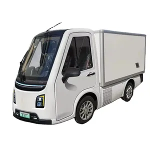 Nieuwe Flatbed Elektrische Bedrijfswagen Coc/Eec Flatbed Sleepwagen Per Oplaadbare Kleine Elektrische Dieplader